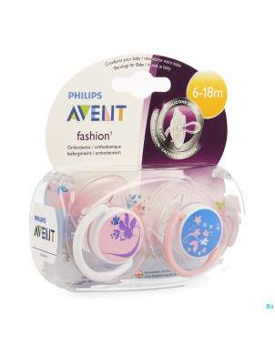 Philips avent sucette fash. 6-18m singe fleur 2