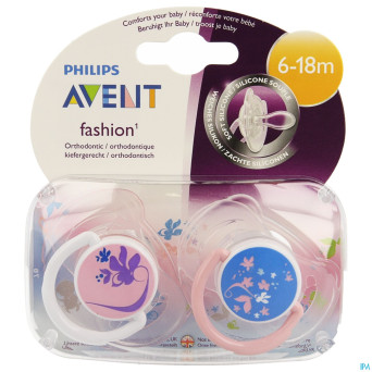 Philips avent sucette fash. 6-18m singe fleur 2