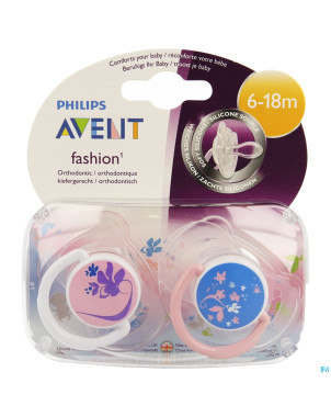 Philips avent sucette fash. 6-18m singe fleur 2
