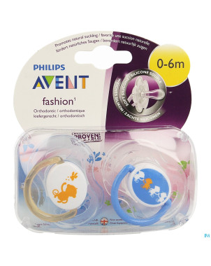 Philips avent sucette fash. 0- 6m singe fleur 2