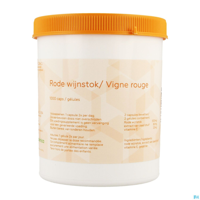 Vigne rouge    caps 1000 magis