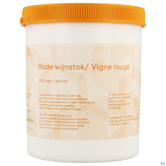 Vigne rouge    caps 1000 magis