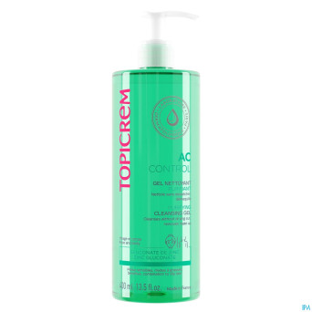 Topicrem ac gel nettoyant purifiant    tube 400ml
