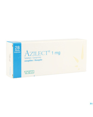 Azilect 1mg pi pharma comp  28 x 1mg pip