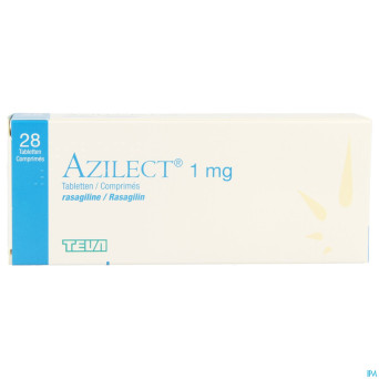 Azilect 1mg pi pharma comp  28 x 1mg pip