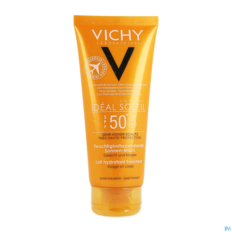 Vichy ideal soleil lait hydratant ip50    100ml