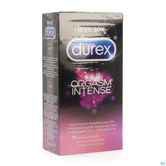 Durex orgasm intense    preservatifs 10