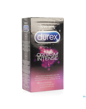 Durex orgasm intense    preservatifs 10