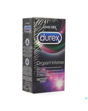 Durex orgasm intense    preservatifs 10