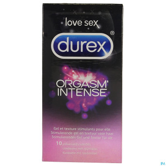 Durex orgasm intense    preservatifs 10