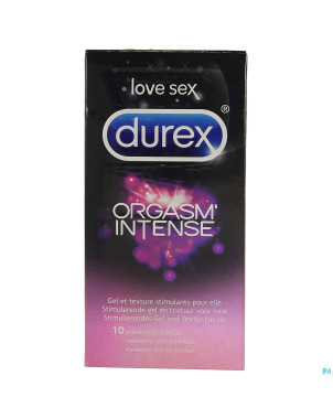 Durex orgasm intense    preservatifs 10