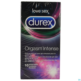 Durex orgasm intense    preservatifs 10