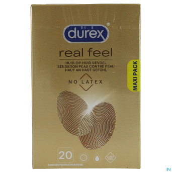 Durex real feel condoms    20
