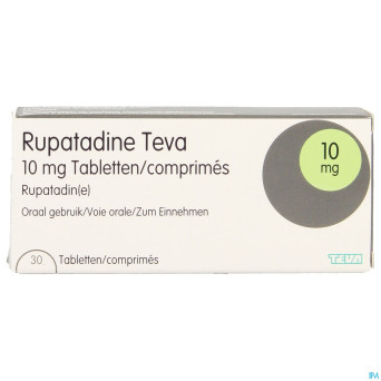 Rupatadine teva 10mg comp  30