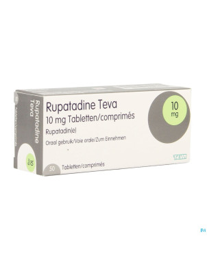 Rupatadine teva 10mg comp  50