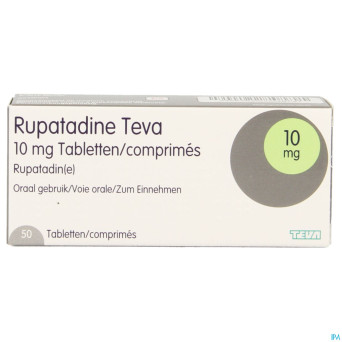 Rupatadine teva 10mg comp  50