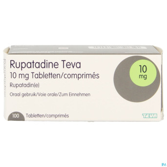 Rupatadine teva 10mg comp 100