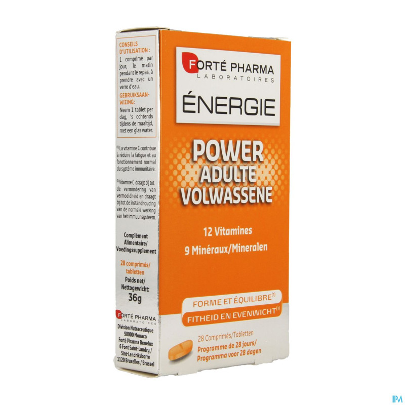 Energie power adulte    comp 28