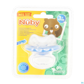 Nuby c premier anneau dentit. gum-eez poignee 0m