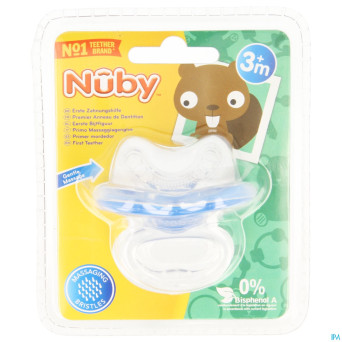 Nuby c premier anneau dentit. gum-eez poignee 0m