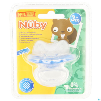 Nuby c premier anneau dentit. gum-eez poignee 0m