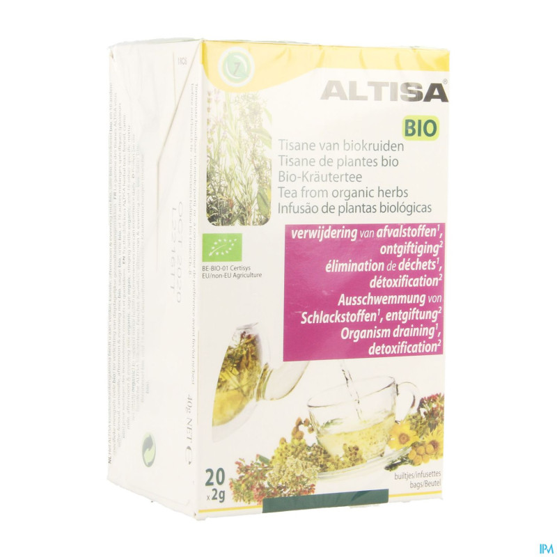 Altisa tisane detoxification 20 x 2g