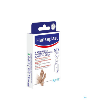 Hansaplast sos kit pansement ampoules    strip 6