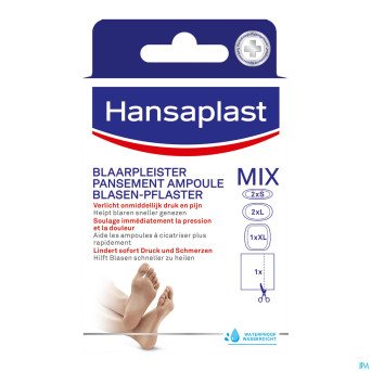 Hansaplast sos kit pansement ampoules    strip 6
