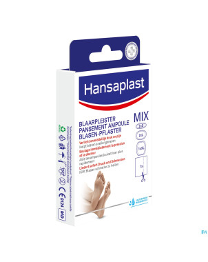 Hansaplast sos kit pansement ampoules    strip 6
