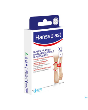 Hansaplast pansement ampoules xl    strip 5
