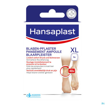 Hansaplast pansement ampoules xl    strip 5