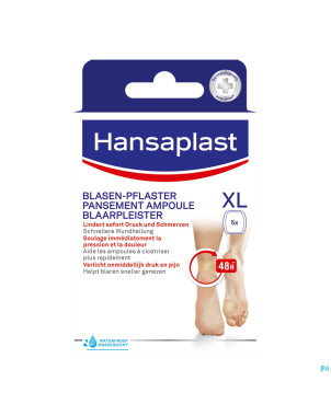 Hansaplast pansement ampoules xl    strip 5