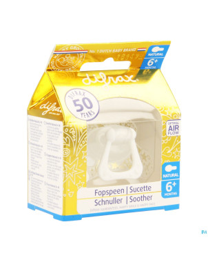 Difrax sucette 6m+ natural or