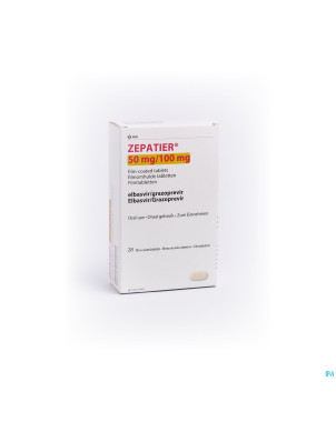 Zepatier 50mg/100mg comp pell  28