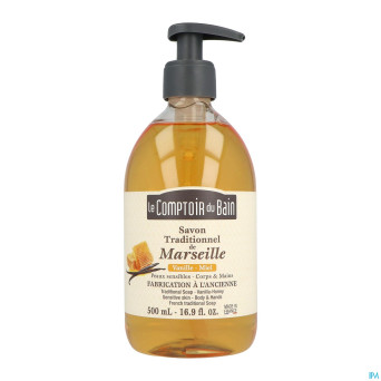 Lcb savon trad.marseille vanille-miel    500ml
