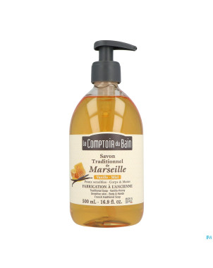 Lcb savon trad.marseille vanille-miel    500ml