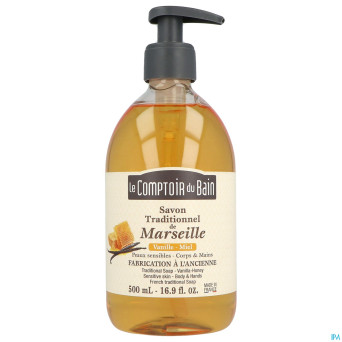 Lcb savon trad.marseille vanille-miel    500ml