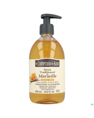 Lcb savon trad.marseille vanille-miel    500ml