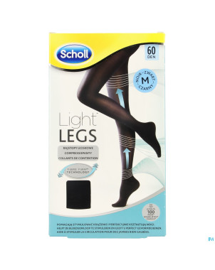 Scholl light legs 60d medium    black