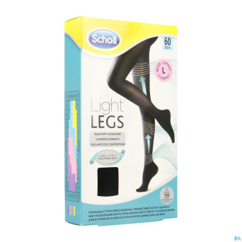Scholl light legs 60d large    black
