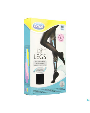 Scholl light legs 60d large    black