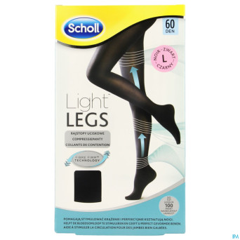 Scholl light legs 60d large    black