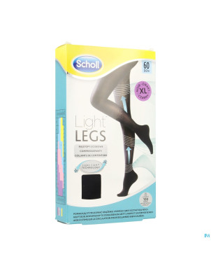 Scholl light legs 60d extra large    black