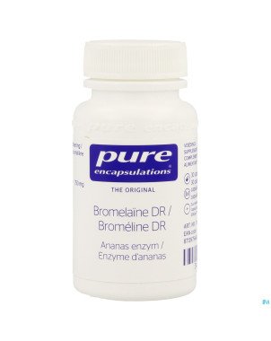 Pure encapsulations bromelaine dr ananas  caps  30