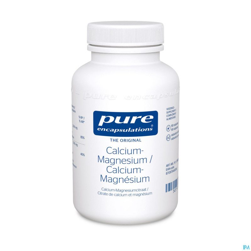 Pure encapsulations calcium magnesium citr.caps 90