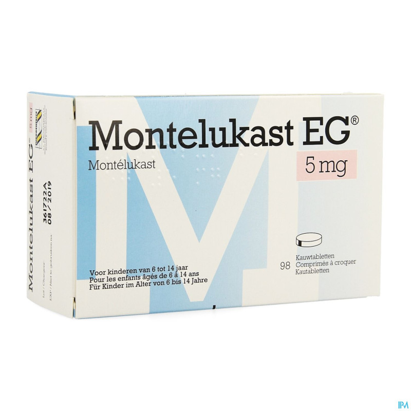 Montelukast eg impexeco  5 mg comp croq  98