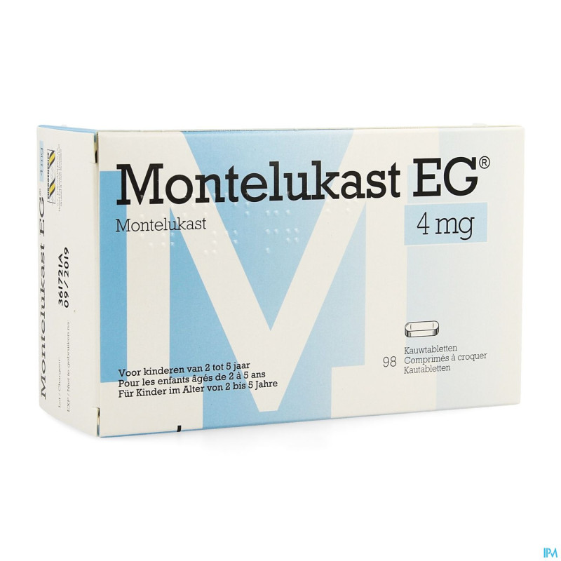 Montelukast eg impexeco  4 mg comp croq  98