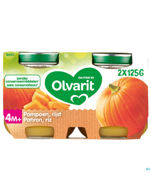 Olvarit potiron riz    2x125g 4m03