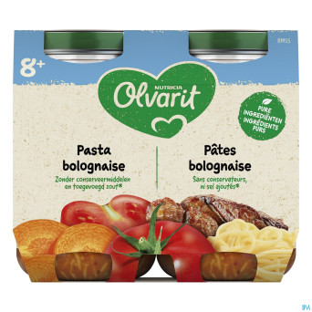 Olvarit pates bolognaise    2x200g 8m06