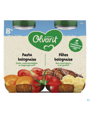 Olvarit pates bolognaise    2x200g 8m06